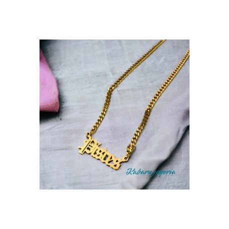 Collar acero inoxidable signo zodiacal Piscis