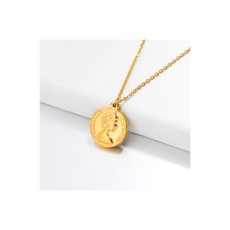 Collar dorado Elizabeth Acero inoxidable 316L