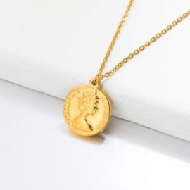 Collar dorado Elizabeth Acero inoxidable 316L