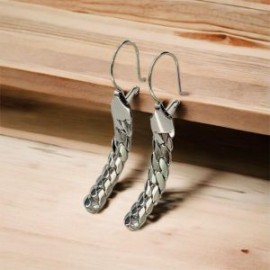 Pendientes colgantes de cadena acero inoxidable 316L