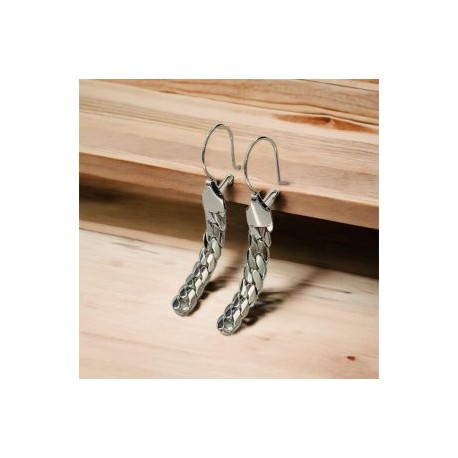 Pendientes colgantes de cadena acero inoxidable 316L