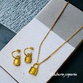 Conjunto candados acero inoxidable 316L