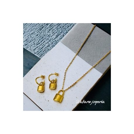 Conjunto candados acero inoxidable 316L
