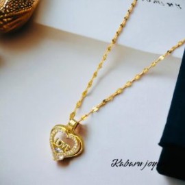 Collar dorado acero inoxidable LOVE