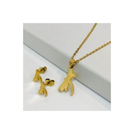 Conjunto economico acero inoxidable libelula