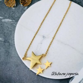 Conjunto mujer acero inoxidable estrella