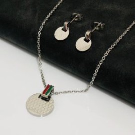 Conjunto mujer acero inoxidable moda Italia circular