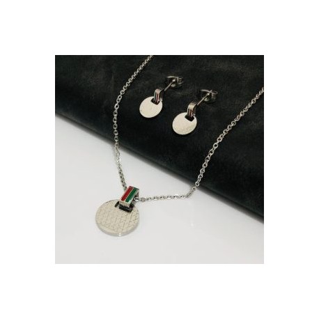 Conjunto mujer acero inoxidable moda Italia circular