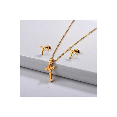 Conjunto mujer acero inoxidable moda letra T