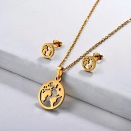 Conjunto económico acero inoxidable moda mundo