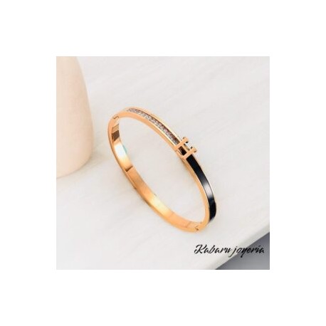 Pulsera mujer tipo hermex acero inoxidable