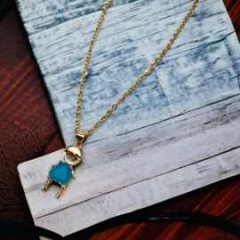 Collar dorado acero inoxidable Girls