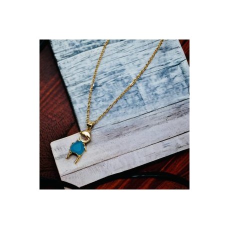 Collar dorado acero inoxidable Girls