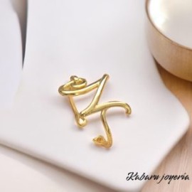 Anillo ajustable dorado chapa de oro 18k