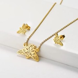 Conjunto económico acero inoxidable moda abeja